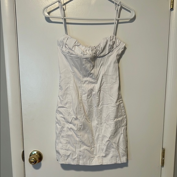 Zara Dresses & Skirts - Zara White Spaghetti Strap Slip Dress